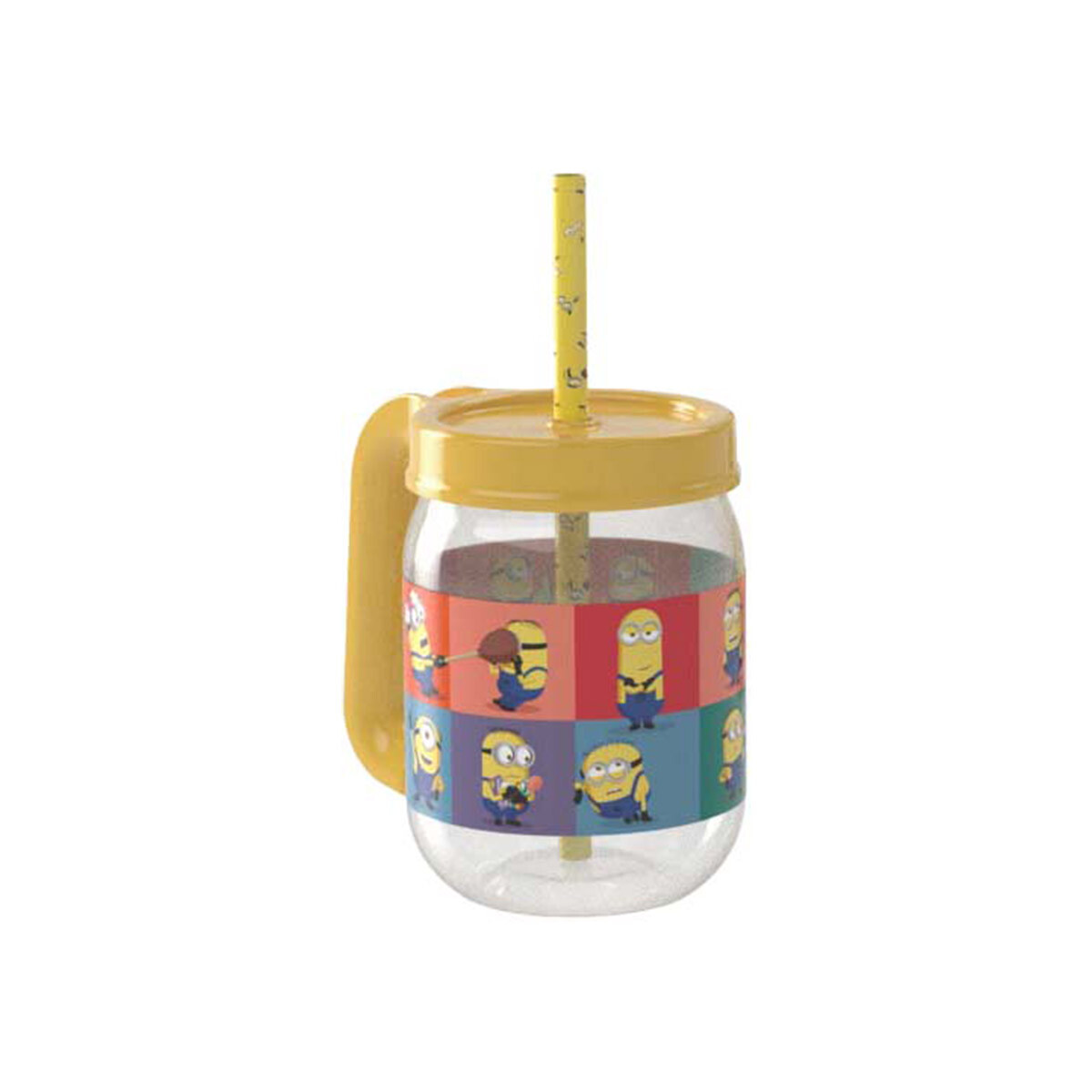 Taza con Tapa y Sorbito Minions 450 ml 