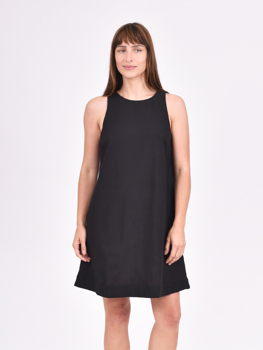 VESTIDO GOYA - NEGRO 