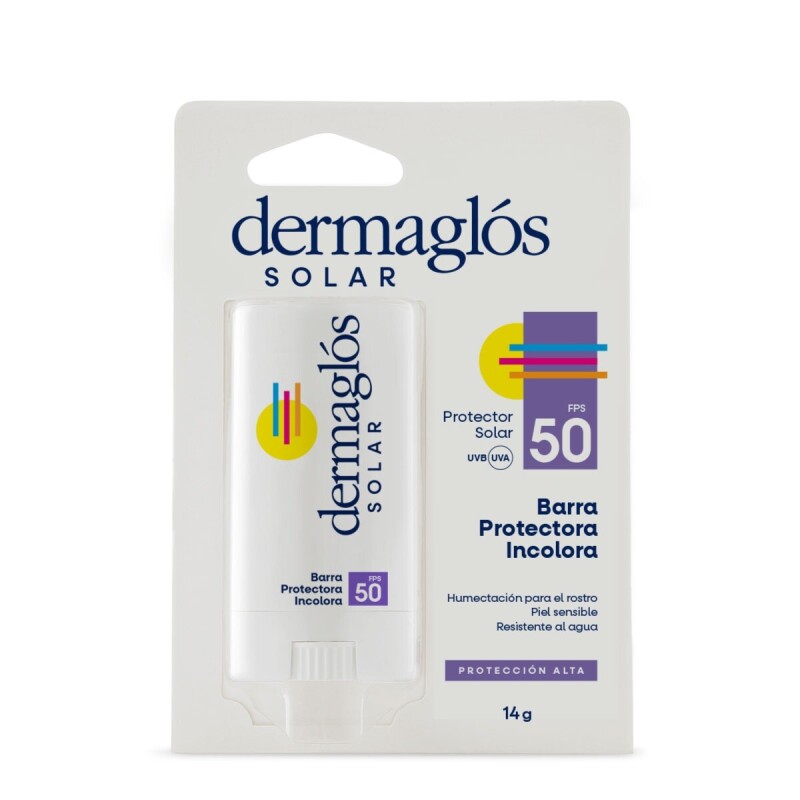 DERMAGLOS SOLAR EN BARRA FACIAL SPF 50 14 G DERMAGLOS SOLAR EN BARRA FACIAL SPF 50 14 G