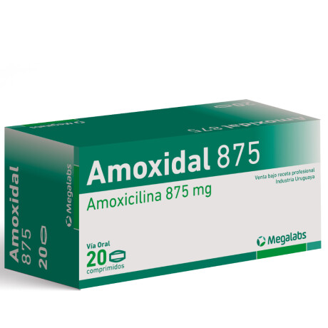 Amoxidal 875mg 20 Comprimidos Amoxidal 875mg 20 Comprimidos