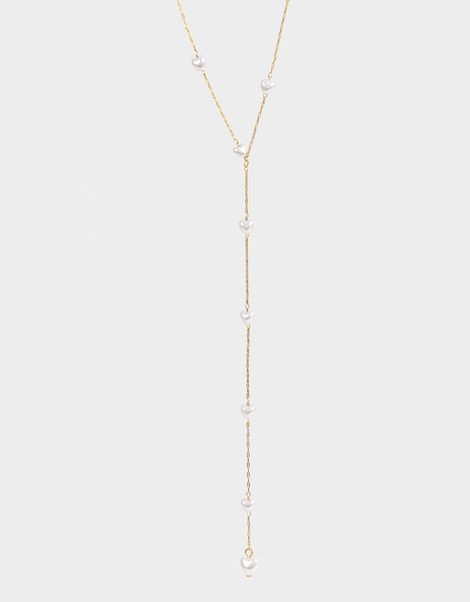 Collar Largo Con Perlas 