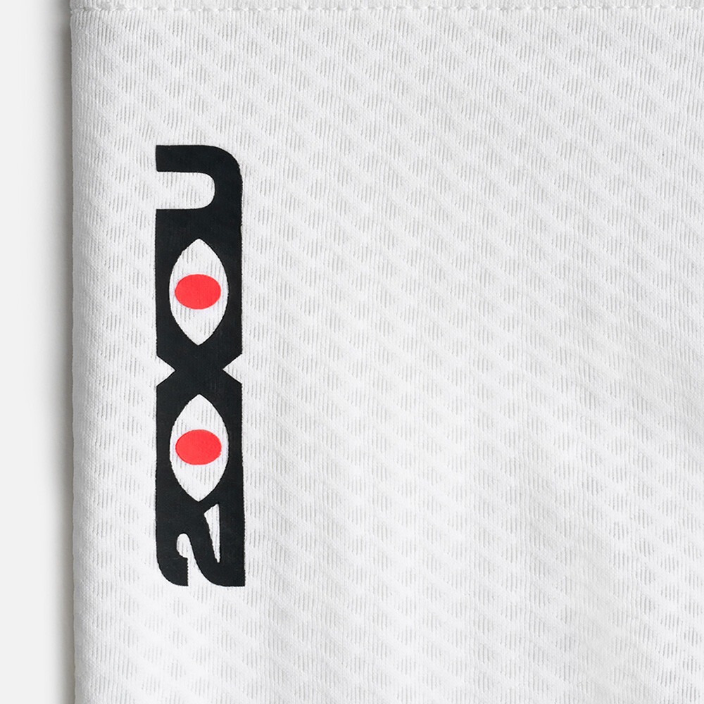 Banda de compresión Triatlón Lightweight Desert Comp Calf Guard Unisex White/heat Visions