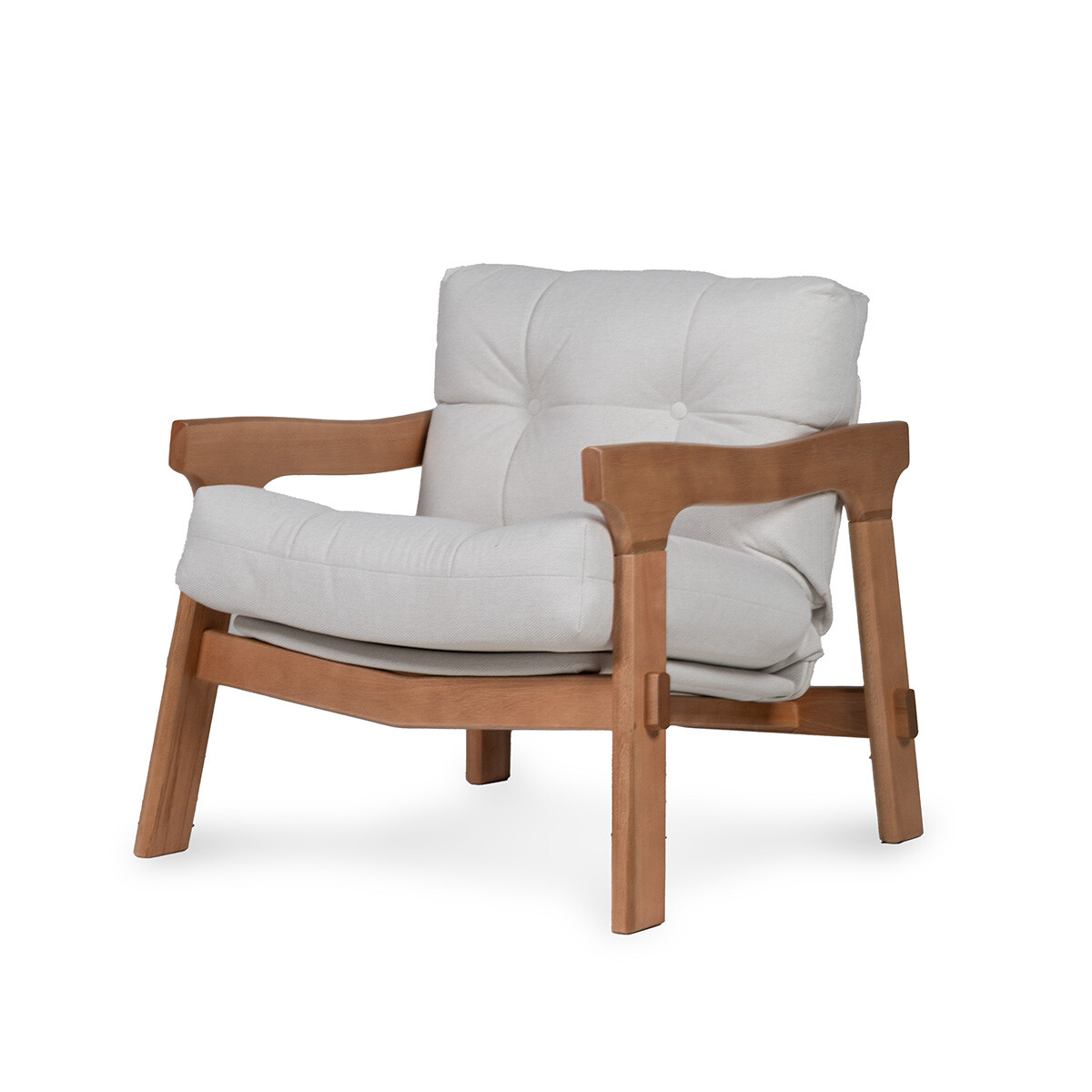Butaca Jangada - Tela Rústica - 557 (Beige) 