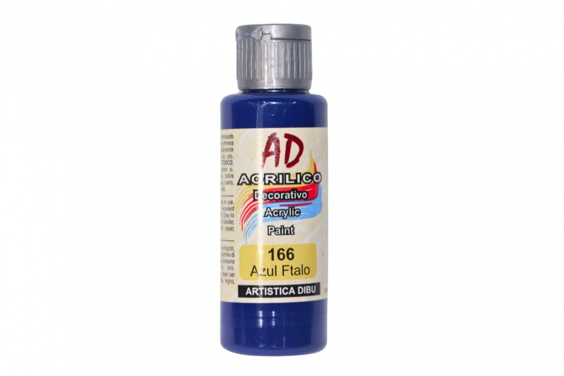 PINTURA ACRILICA ARTISTICA DIBU 60 ML. DIFERENTES COLORES - COLOR AZUL FTALO 166 