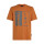 Remera O'Neill Front Print Negro Naranja