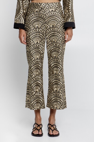 PANTALÓN FLARE Negro