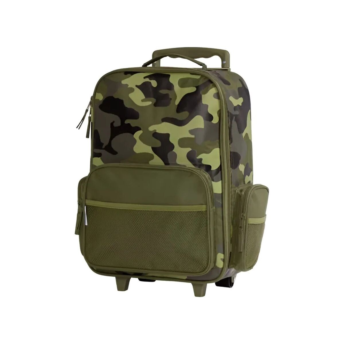 MOCHI.GCR.SJ - Mochila Infantil Con Ruedas Tamaño Grande Stephen Joseph - Militar 