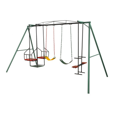 Hamaca de Plaza con caballito, silla doble y 2 hamacas de cincha altura 2,15 mts Hamaca de Plaza con caballito, silla doble y 2 hamacas de cincha altura 2,15 mts