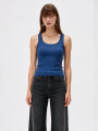 Musculosa Malisa Azul Piedra