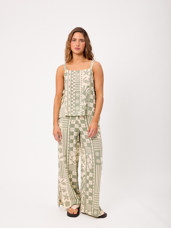 TOP RUDIC RUSTY Verde
