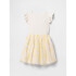 SS RIB 2 TULLE DRESS NEW OFF WHITE