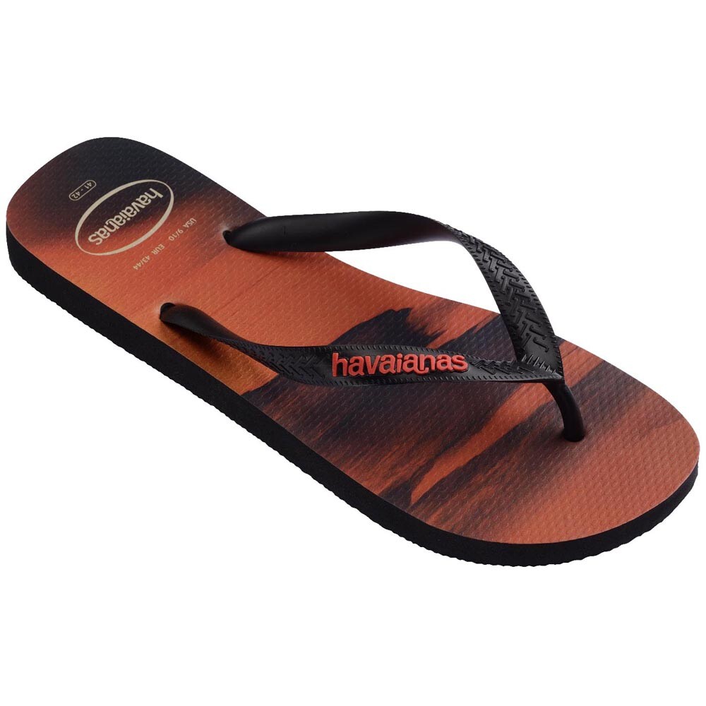 Sandalias Havaianas Top Surfer I Hombre Negro
