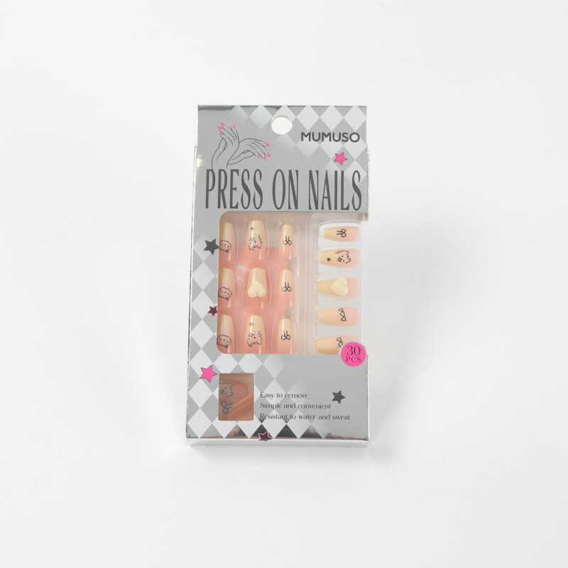 UÑAS POSTIZAS PRESS ON COLECCIÓN MOONLIGHT (CORAZÓN AMOROSO) UÑAS POSTIZAS PRESS ON COLECCIÓN MOONLIGHT (CORAZÓN AMOROSO)