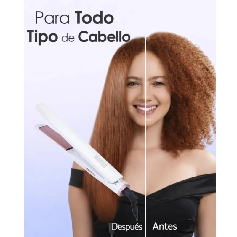Kit Marvo Planchita Alisador Cabello + Secador Profesional Kit Marvo Planchita Alisador Cabello + Secador Profesional