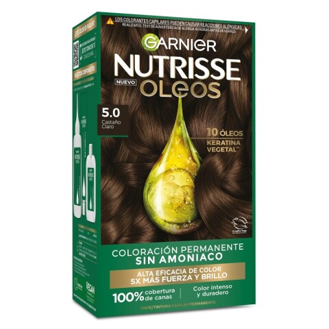 Garnier Nutrisse oleos Sin amoníaco 5 Castaño claro