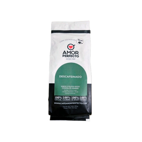 CAFÉ DESCAFEINADO ORGANICO MOLIDO AMOR PERFECTO 350G Cafe Descafeinado Molido Amor