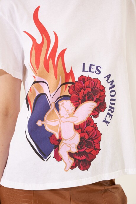 REMERA AMOUREUX BLANCO