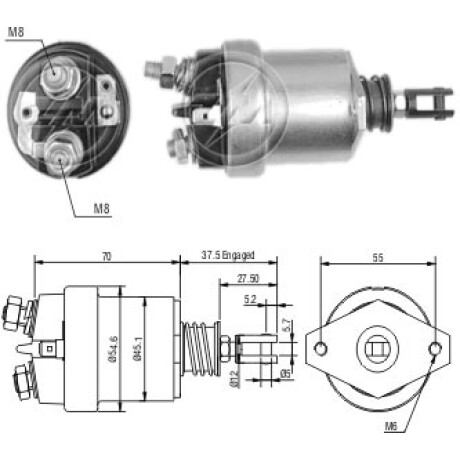 AUTOMATICO DE ARRANQUE - VW 1.2 1.3 BOSCH IK.701 ZM AUTOMATICO DE ARRANQUE - VW 1.2 1.3 BOSCH IK.701 ZM