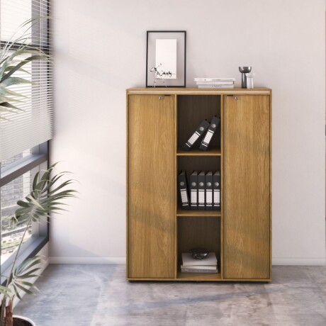 Armario Dover - Grande c/estantes Roble