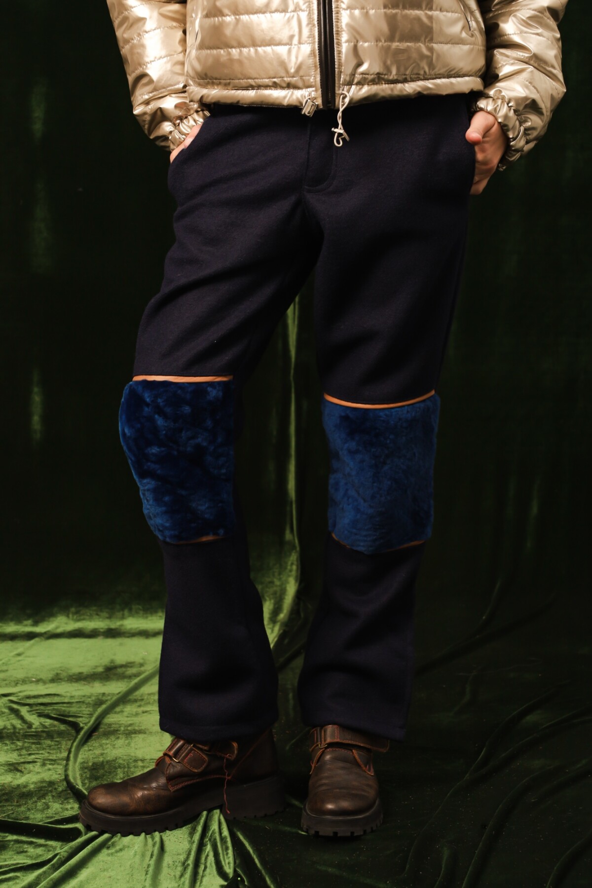 Warm Knee Patch Azul