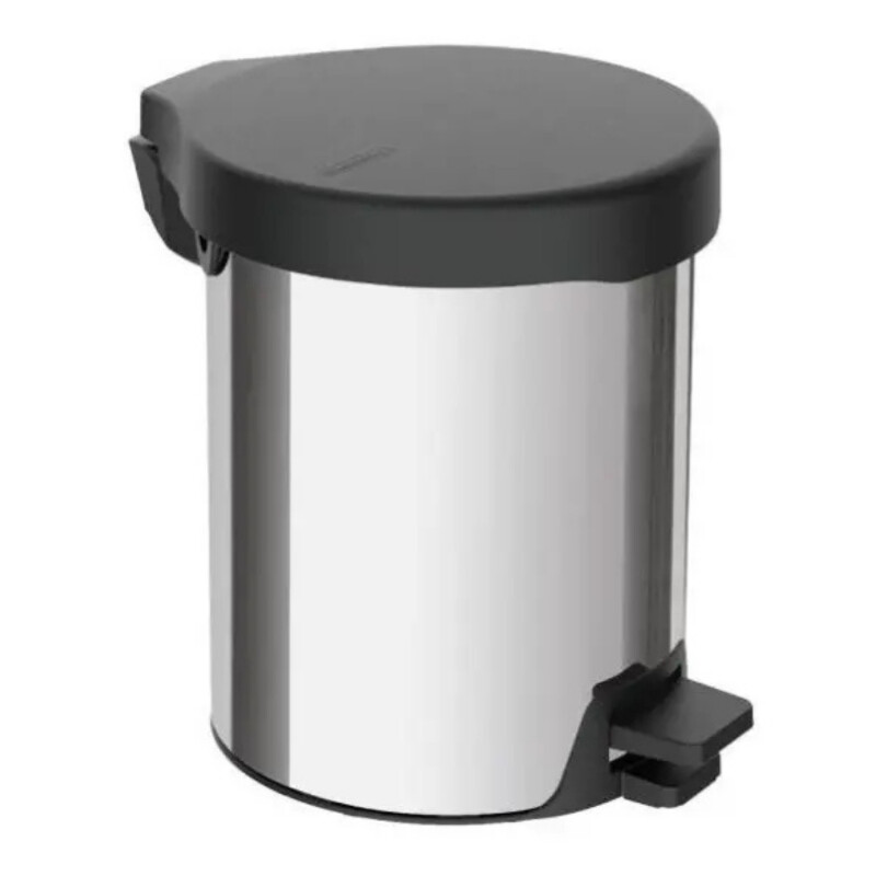 Papelera Basurero Tramontina con pedal Inox de 5 litros Papelera Basurero Tramontina con pedal Inox de 5 litros