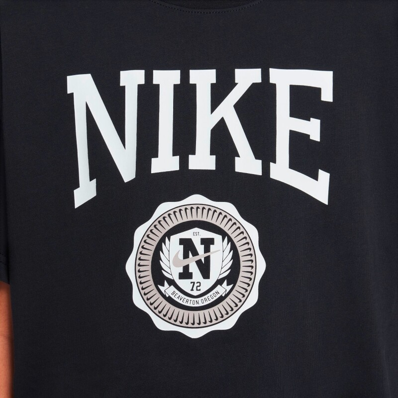 Remera Nike Sportswear de Niños Negro