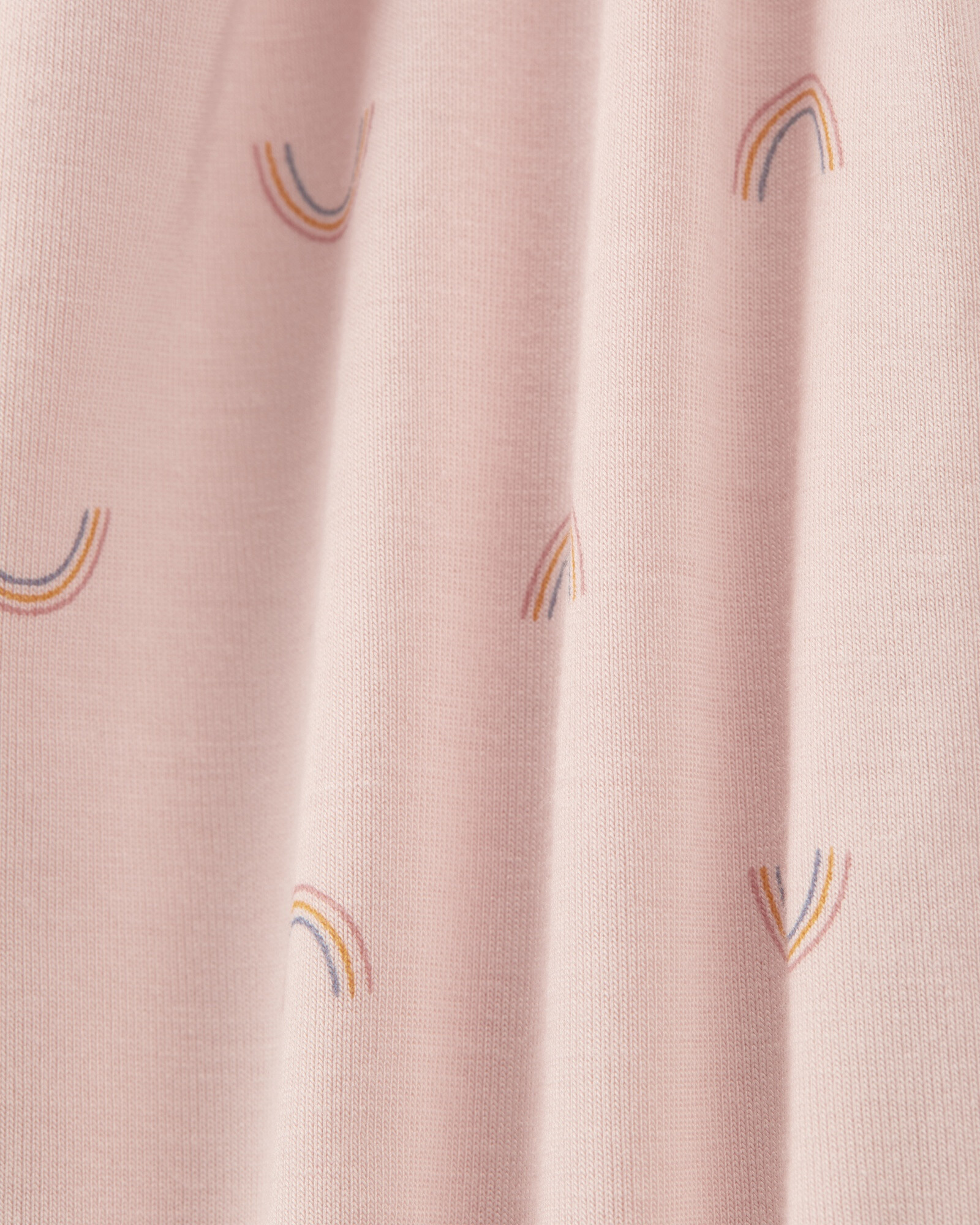 Pijama una pieza de viscosa Ecovero con pie, diseño arcoíris, colección Purelysoft Sin color