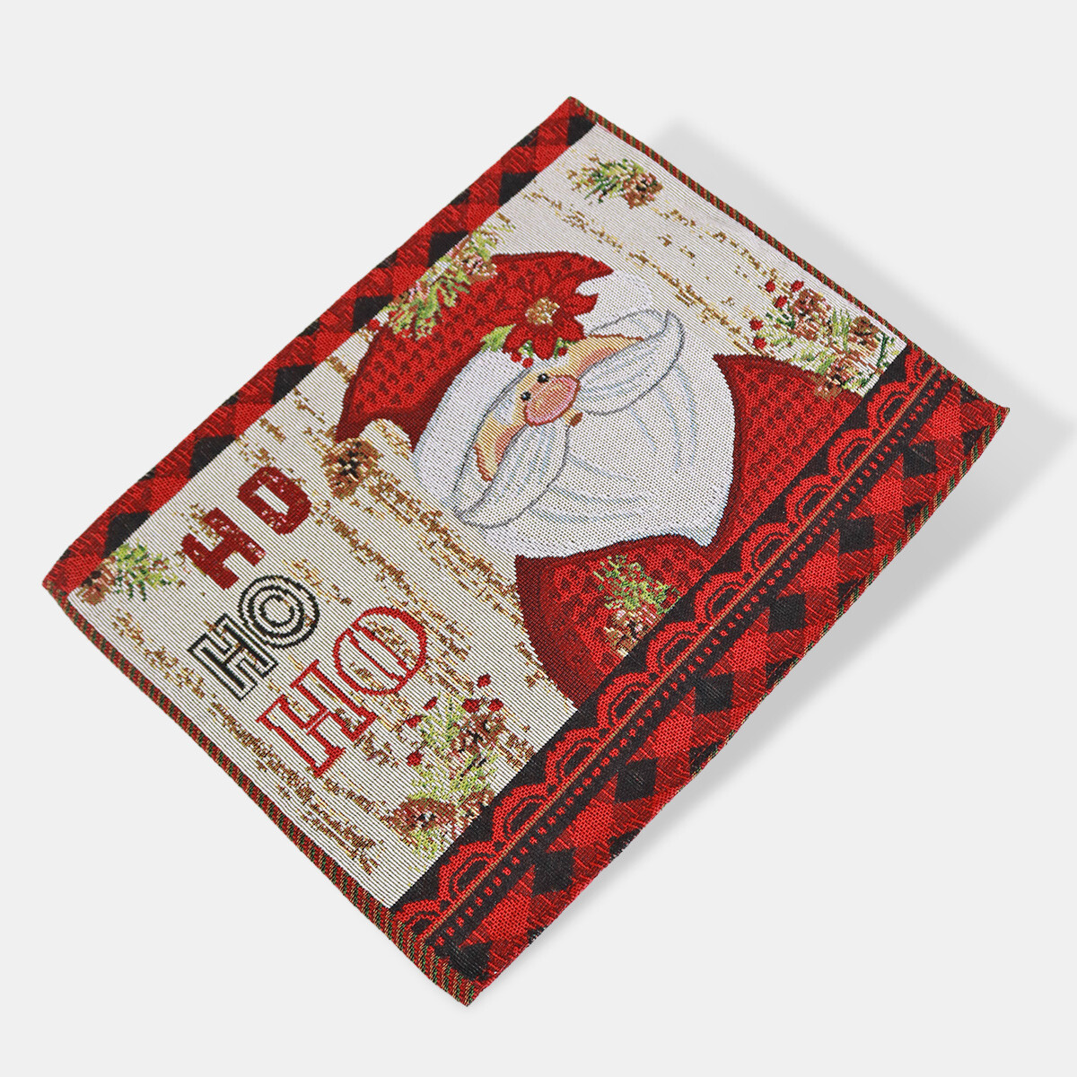 INDIVIDUAL RECT DIS SANTA 33X44CM 