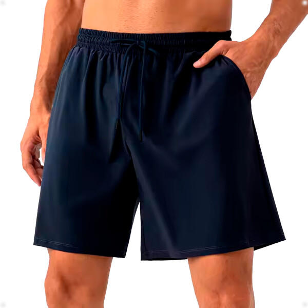 Short Bermuda Deportivo Casual Azul