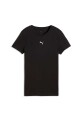 REMERA PUMA DAMA 692916 89 ESS CAT LOGO TEE Negro