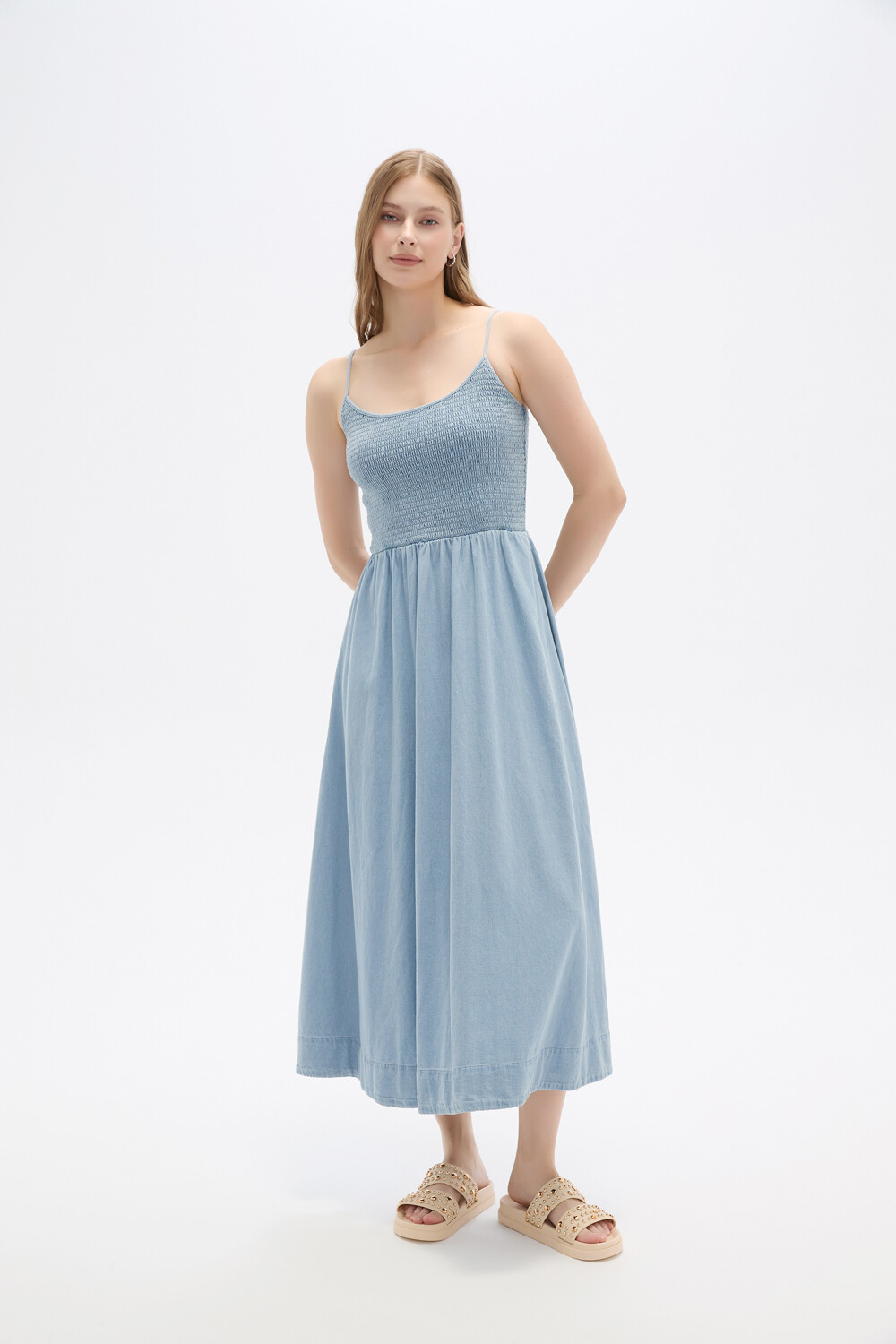 Vestido Ayani Celeste