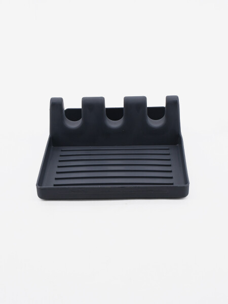 SOPORTE SILICONA CUCHARAS GRIS