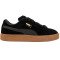 Suede XL - Mujer Black-Gold
