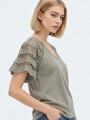 Remera Macare Verde Grisaceo