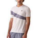 Fila Remera manga corta Flag Hombre - Blanco/Azul granito Blanco-Azul Piedra