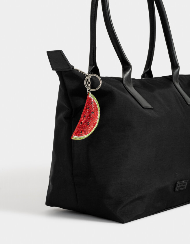 Llavero Acrilico Llavero Y Charm De Fruta Con Strass - Combinacion Bicolor