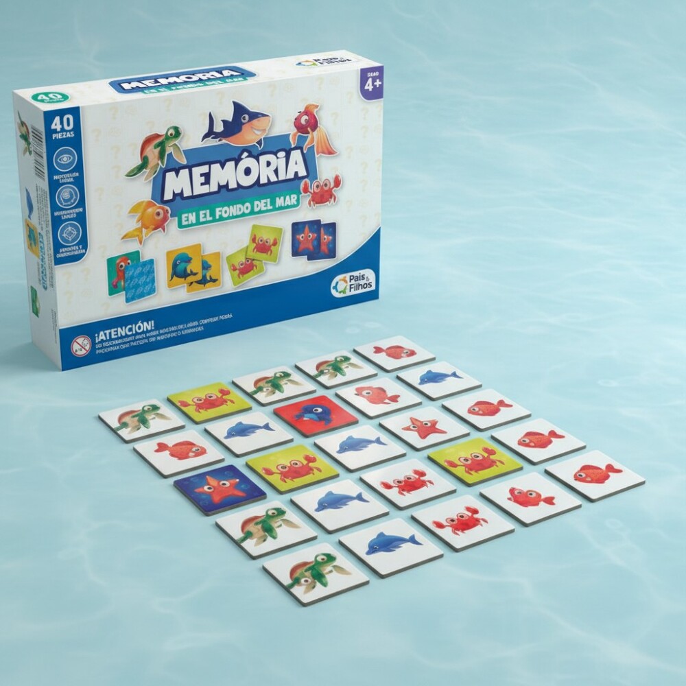 Juego memoria - GALA fondo del mar