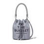 MARC JACOBS -THE LEATHER BUCKET BAG Gris