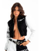 Chaqueta Chicago Blanca Y Negra BLANCO