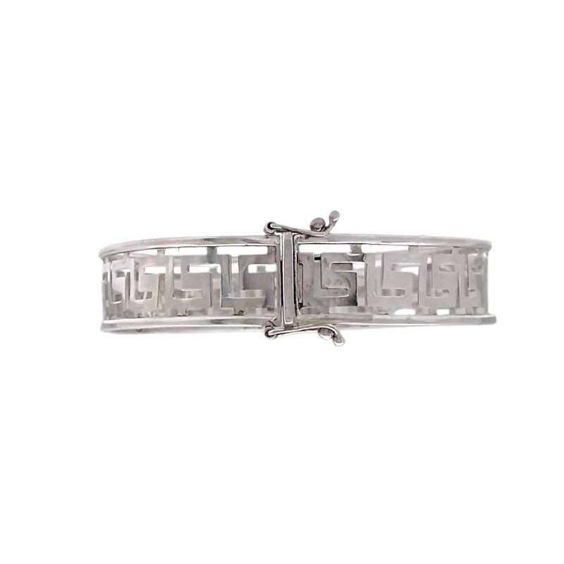 Brazalete Guarda griega-Plata925-Sin piedra-BR3003 sinpiedra