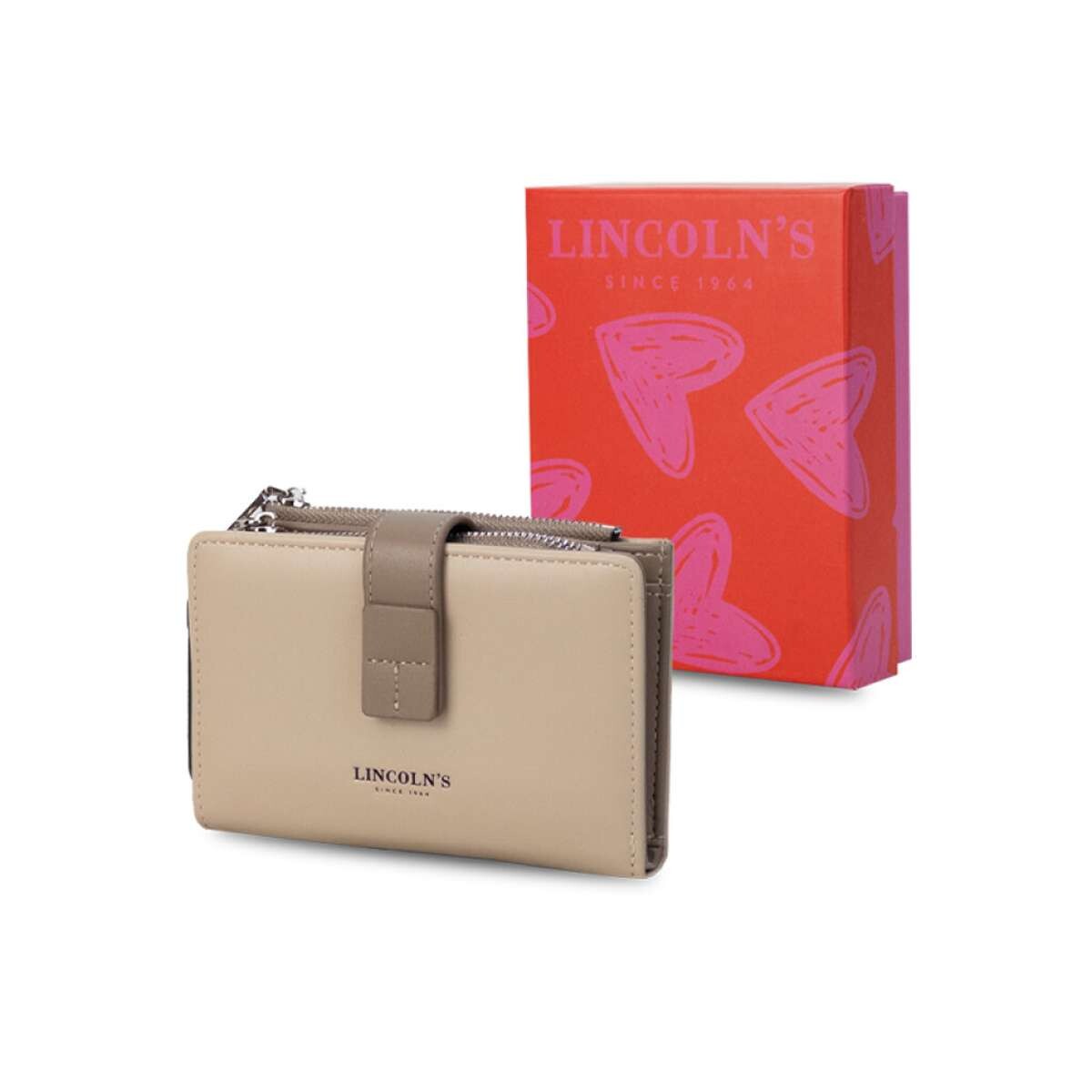 Billetera Simona - Vison C/Topo 