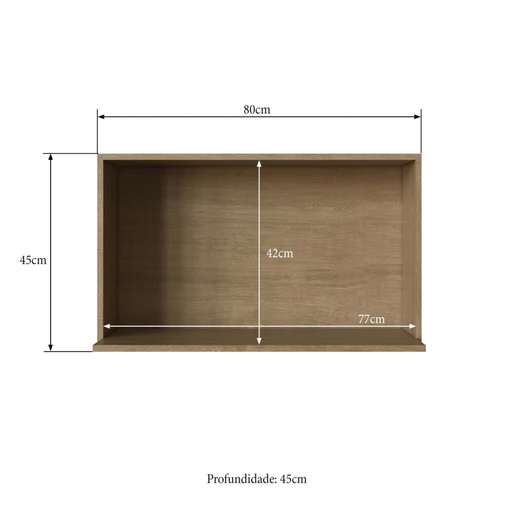 AÉREO MICRO MDF NATURAL-BEIGE TORONTO
