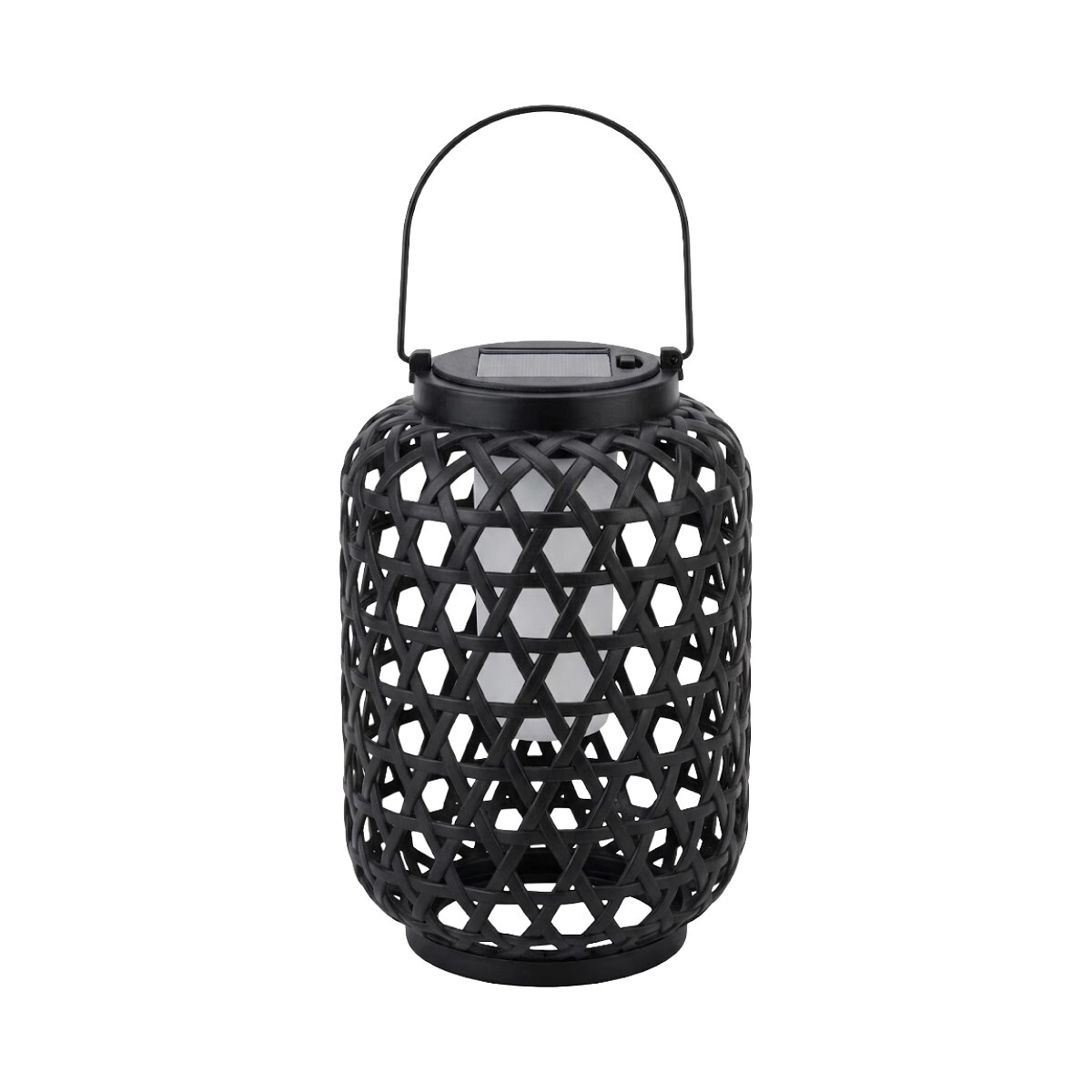 LAMPARA LED SOLAR NEGRO 