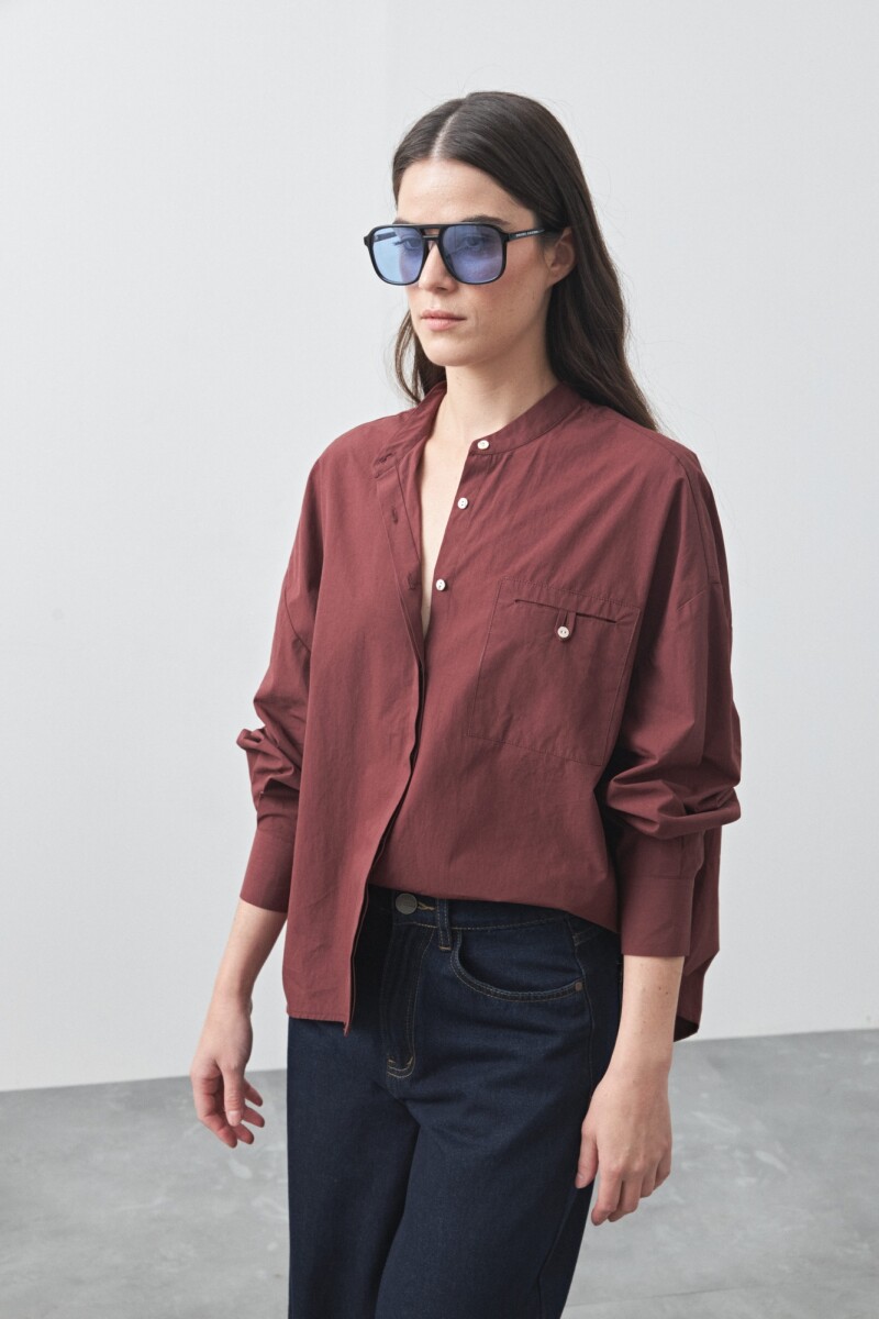 CAMISA BENETH Borra de Vino