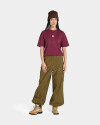 Polo Stack Mujer Burgundy