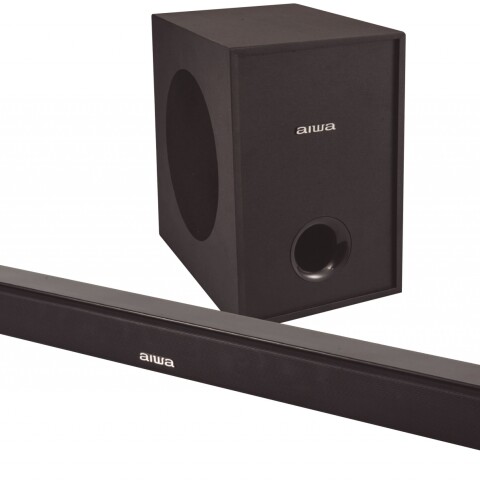 BARRA DE SONIDO AIWA AW-SBH21W C/WOOFER INAL. BARRA DE SONIDO AIWA AW-SBH21W C/WOOFER INAL.