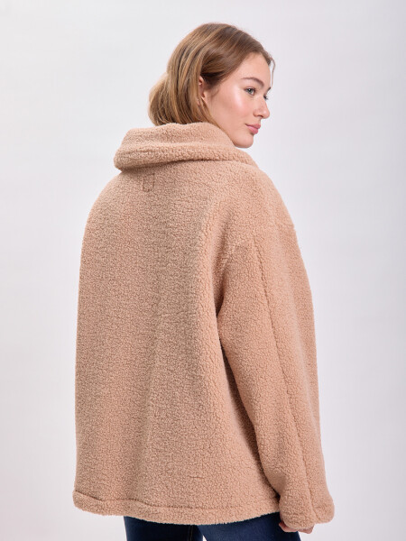 Campera sherpa Beige