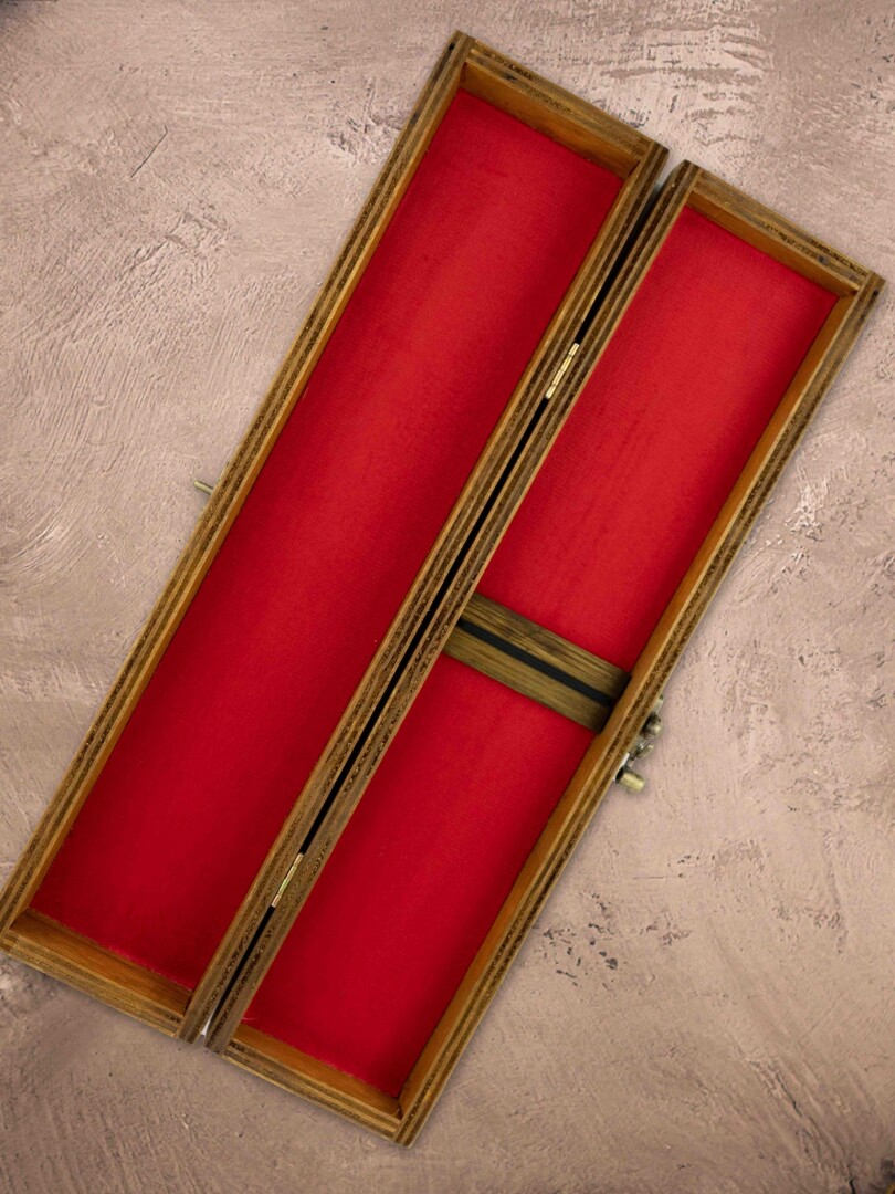 Caja para cuchillos rústica Caja para cuchillos rústica