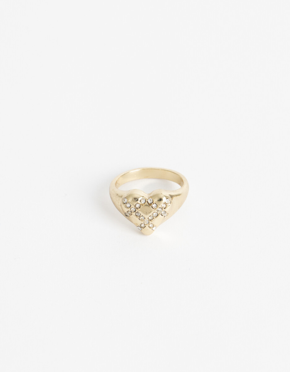 Anillo Corazón Strass 