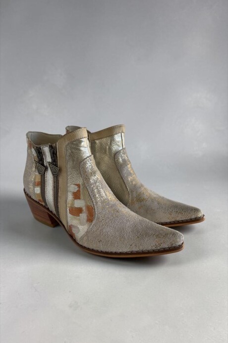 Bota Eva Gold Combinada Con Jaspeado Dorado Y Arte Bota Eva Gold Combinada Con Jaspeado Dorado Y Arte